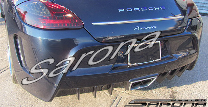 Custom Porsche Panamera  Sedan Rear Bumper (2010 - 2013) - $3450.00 (Part #PR-011-RB)